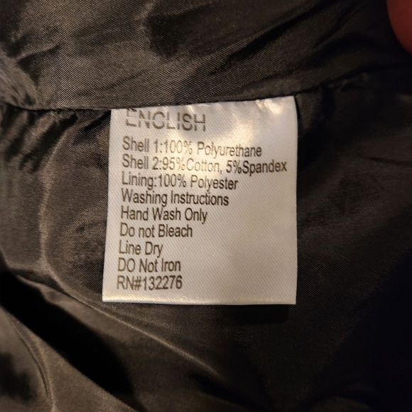 Downtown Coalition Faux Leather Moto Jacket - Picture 6 of 6